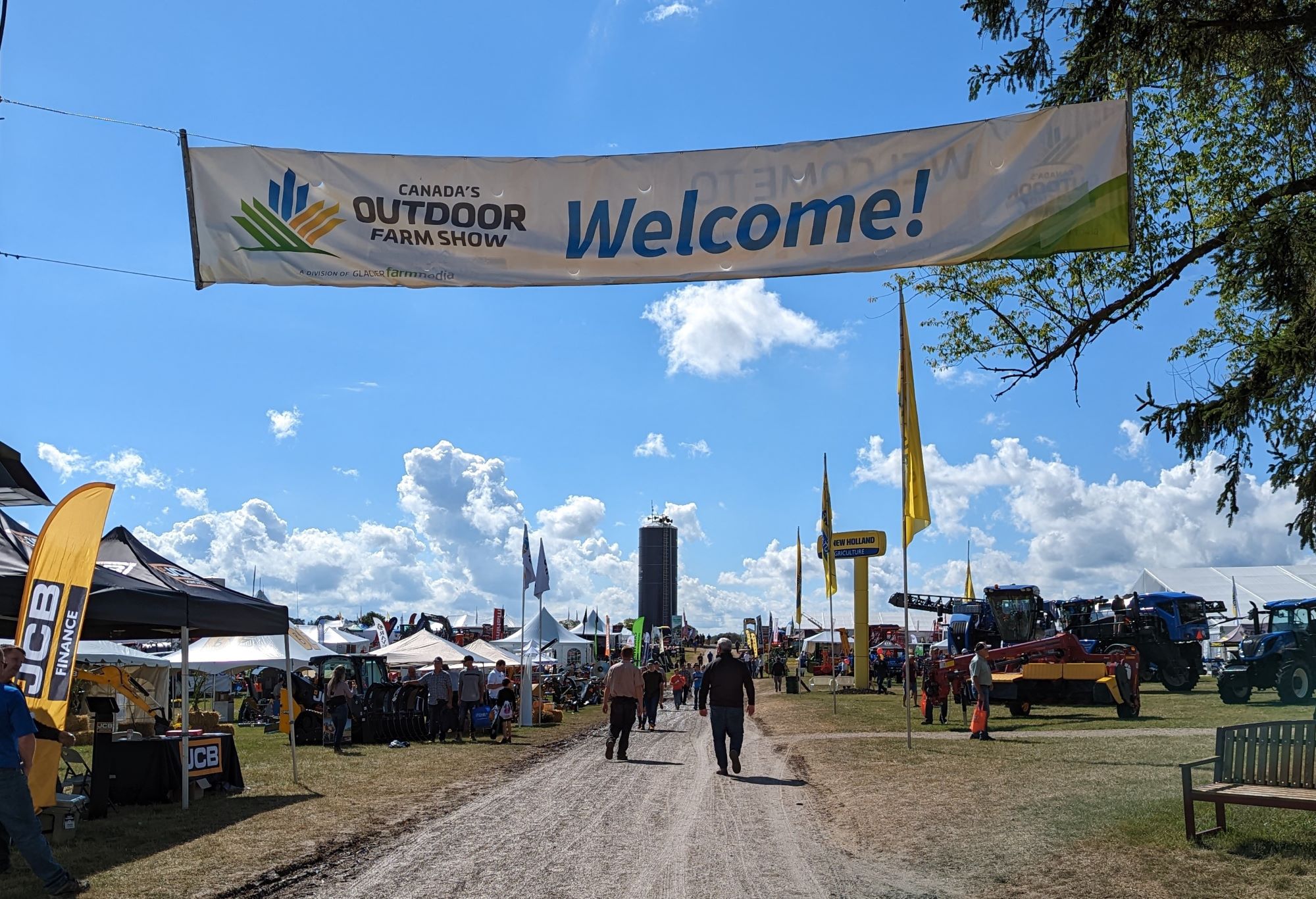 Canada's Outdoor Farm Show welcome banner